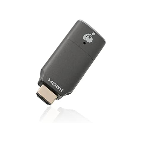IOGEAR Mini Wireless 4K HDMI Video Screen Sharing Adapter - Wireless 2.4/5GHz w/WPA-2 Security - Up to 30Ft - Low Latency - Phone, Tablet, PC - Win Mac OS iOS Android Chrome - GWAVR4K Cover