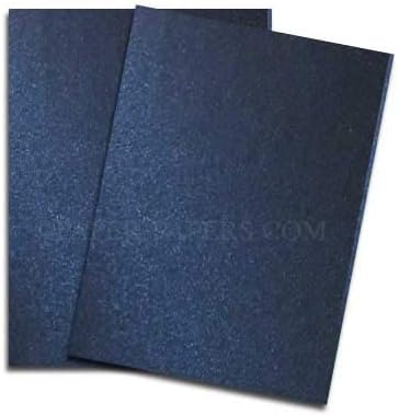 PaperPapers Quality, 8.5X11 Letter Size Specialty Cardstock - Midnight Blue - 290 GSM (107lb Cover),100-PK