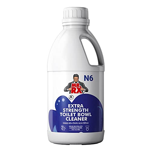 25% OFF on Mr. RX N6 Extra Strength Toilet Bowl Cleaner | No-bleach Thick Liquid Formula, to Clean all Types of Toilet Bowls and Urinals for a Fresh, Clean Bathroom