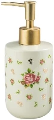 Soap Dispenser Retro Soap Dispenser with Pump Ceramic Lotion Liquid Container for Kitchen Bathroom
