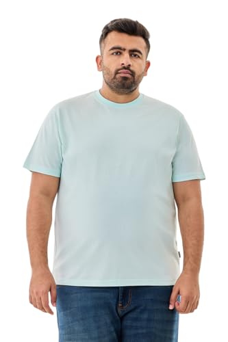 Image of SNITCH Men Polo Plus Size T-Shirt | Knitted Solid Polo with Contrast Tipped Collar & Logo Embroidery | 100% Cotton Breathable Lightweight Smart Casual Wear