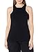 The Drop Women's @lucyswhims Fitted Cutaway Racer Tank Sweater, Black, M