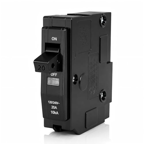 1-Pole 20 Amp Circuit Breaker Compatible with QO120 for QO Load Centers CSED & NQOD Panels Plug-On Type 120/240V Thermal Magnetic Protection