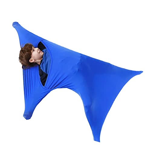 Tangist Sensory Sleep Pod The Original Cooling Machine Washable Wearable Blanket + Weighted Blanket Alternative For Men Women And Teens (Color : Blue, Size : S/Small) #TOP6