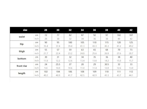 Mnjyihy Men Stacked Distressed Straight Jeans Stretch Slim Skinny Straight Denim Pants Trousers4