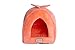 Armarkat Cat Bed C10HCS/MB, Orange and Ivory