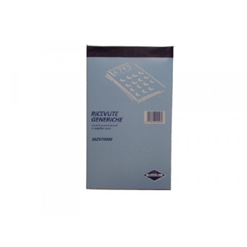 Blocco ricevute generiche Flex - carta chimica 2 parti - 99x173 mm (conf. 50 fogli)