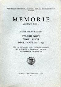 Falerii Novi negli scavi degli anni 1821-1830