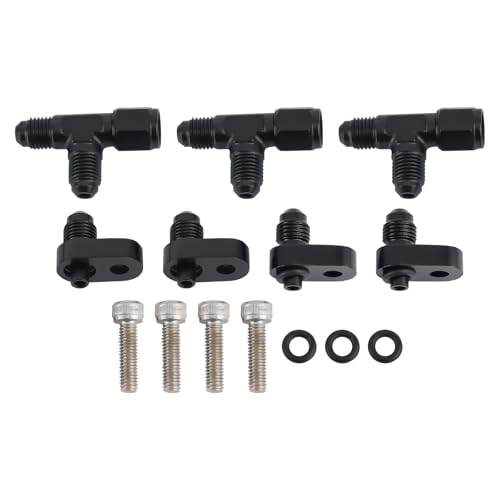 Image of maXpeedingrods AN4 LS Coolant Crossover Steam Vent Kit, LS Stainless Coolant Crossover Steam Vent Kit Fit for LS Engines LS1 LS2 LS6 LM7