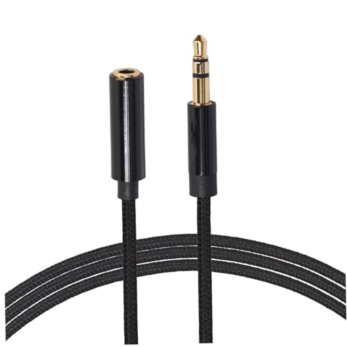 Cable extensión de auriculares 1m macho a hembra