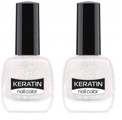 Golden Rose Keratin Nail Color Glitter No:405 - Oje 2li paket