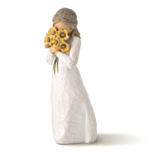 Willow Tree Warm Embrace Surrounded by The Warmth of Family and Friends A Gift to Celebrate Friendships or Those who Love Flowers Sculpted Hand-Painted Figure