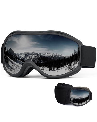 FMY Ski Snowboard OTG Goggles,Anti Fog UV400 Protection Skiing Snowmobile...