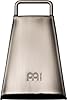 Meinl Percussion Handheld Cowbell Instrument - Medium-Large Idiophone - Length 6.25 Inches - With Handle - Steel, Silver (STB625HA-CB) #1