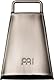 Meinl Percussion Handheld Cowbell Instrument - Mittelgroßes Aufschlagidiophon - Länge 6,25 Zoll - Mit Griff - Stahl, Silber (STB625HA-CB)