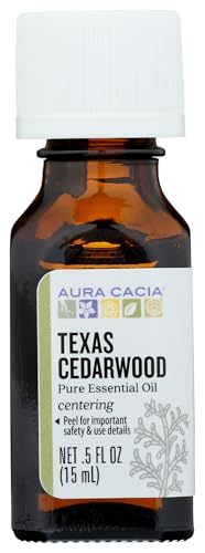 Aceite Esencial de Cedro Aura Cacia, 0.5 onzas