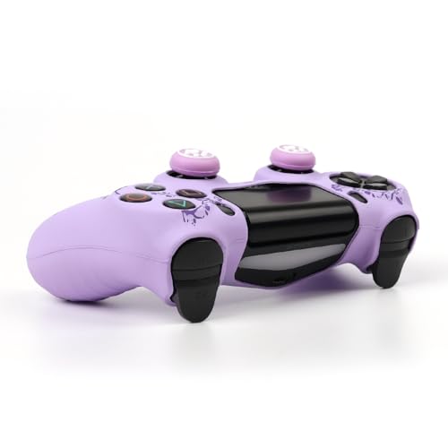 Image of Cat Among Blossoming Branches Design Controller Skin Cover with 2 Thumb Grips Compatible with PS4 /Playstation 4 Slim /Pro Controller