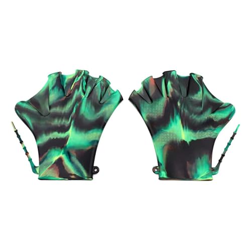 Swimming Glove Webbed Finger Aquatic Glove Webbed Swim Glove Aquatic Glove Flippers Swim Palm Finger Webbed Glove