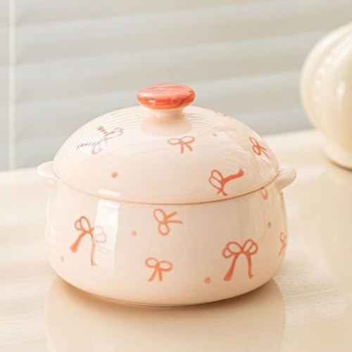 Livmorx 2個入り スプーン付き 蒸し碗 陶器 ちゃわんむし器 茶碗蒸し 蓋付き 日本風 スープカップ デザート 食器 うつわ 器 皿 お皿 旅館 和食器 スープ茶碗 使いやすい 可愛い おしゃれ 調理用品 飲食店 おしゃれ 食器 業務用 (350m