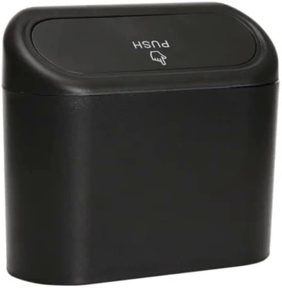 RUFD Car Trash Bin with Lid for Chevr-olet Hatchback Agile/Astra/Aveo/Bolt EV/Celta, Mini Car Rubbish Bin Hanging Waterproof Portable Cute Organizer Bin for Storage and Organization