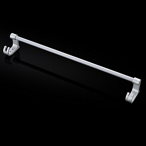 Étagère à serviettes LiChA en aluminium spatial pour une salle de bain moderne et durable
