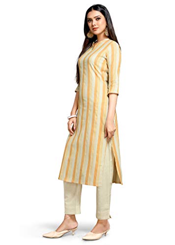 Image of Shiv Textiles Women's Cotton Regular Fashion Kurti