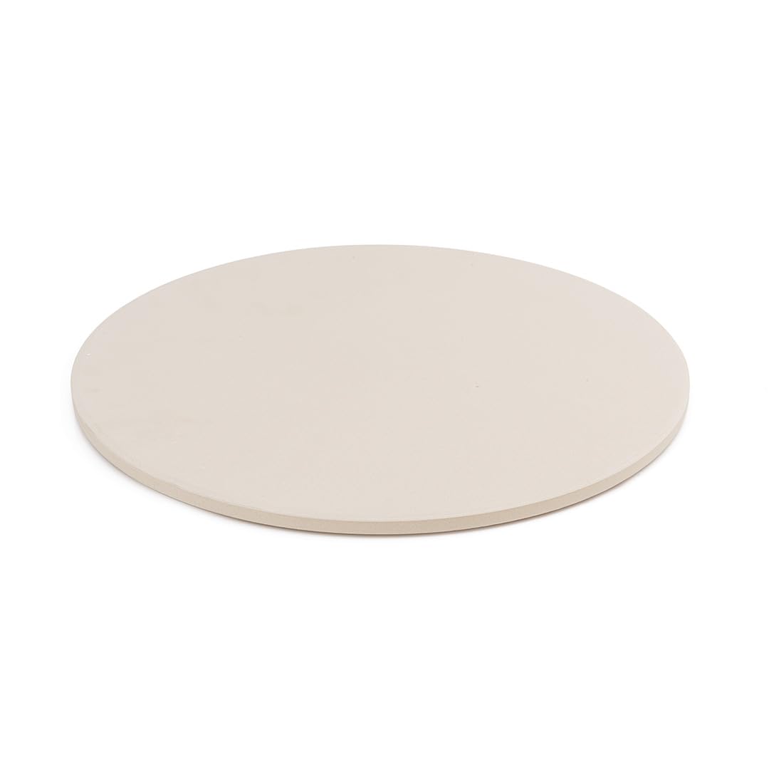 Pietra Refrattaria per Pizza - Diametro 33 cm, Resistente ad Alte Temperature, Ideale for Forno di Casa, Pane e Pizze Artigianali