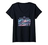 Photo Gallery donna mermaid security maglietta con collo a v Photo Gallery donna mermaid security maglietta con collo a v