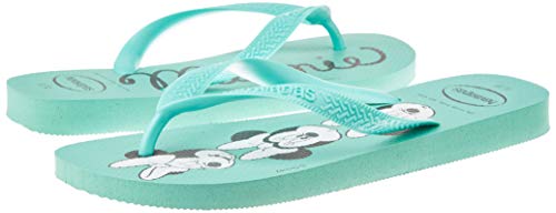 Chinelo Top Disney, Havaianas, Adulto Unissex, Verde Orvalho, 35/36