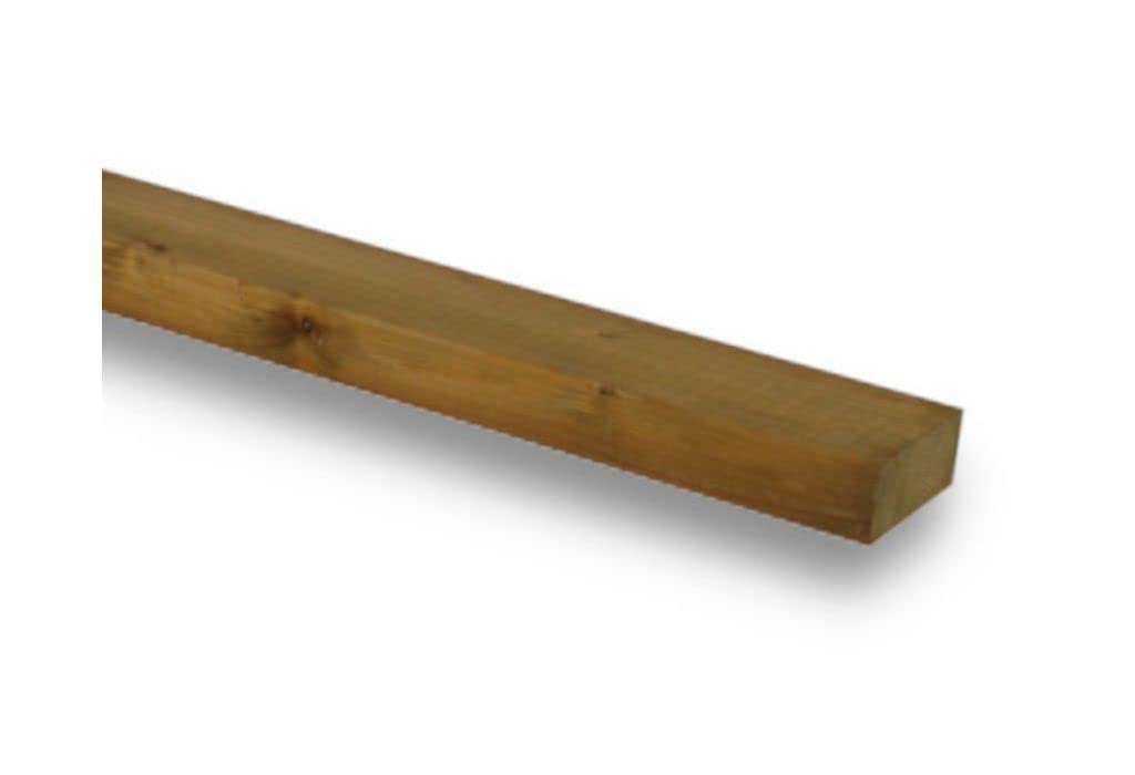47x75mm 3x2" (45x70mm finish size) Timber Carcassing C16 Timber Treated External Wood Joist (2.4m-Pack of 08)