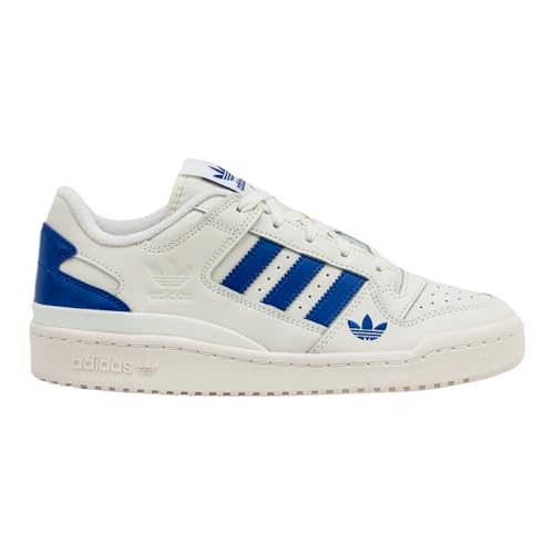 adidas Forum Low Mens Basketball Shoes (White/Blue) Size 9.5