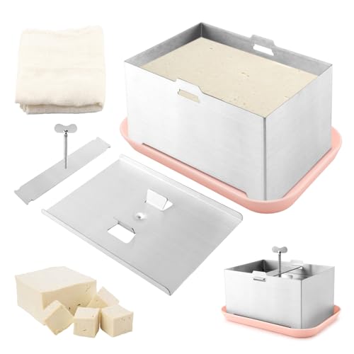 Tofu Press Kit with Drip Tray and Towel