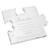 Manualidades de cerámica para el día de la madre: decoración versátil: ideal para el día de la madre y perfecta para adornar escritorios, mesitas de noche y otros espacios, infundiéndoles un acogedor.