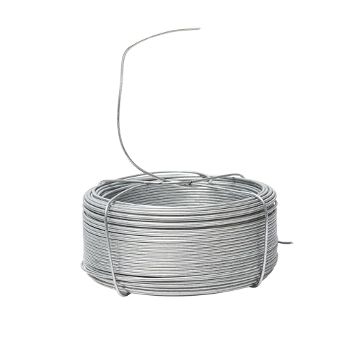WERKA PRO Verzinkter Draht Rolle 50m mit Halter Ø 1,1 mm