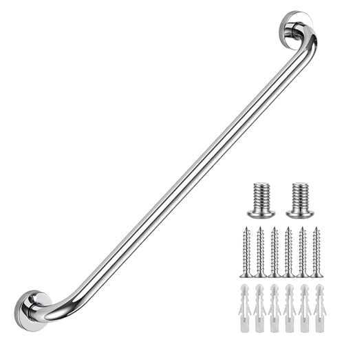 ステンレス製階段手すり 30〜150cm 壁掛け式階段手すり 安全ハンドレール サポートバーレール 滑り止めシャワーバスタブグラブバーキット 浴室用(50cm)