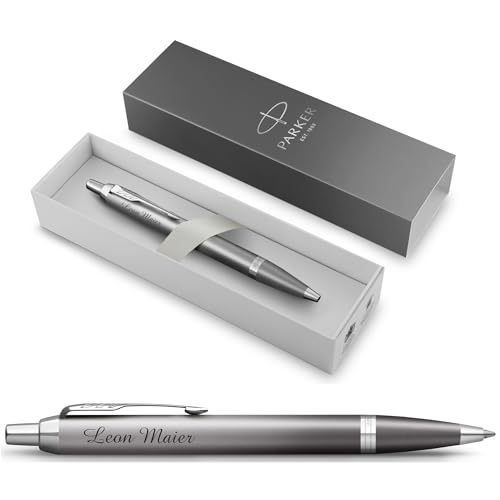 Stylo à bille personnalisé PARKER IM Rituals en boîte cadeau anniversaire