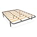 Somnia Descanso - Rete a doghe struttura 30 x 30 mm con set di gambe, finitura in vernice epossidica grigia, 135 x 200 immagine