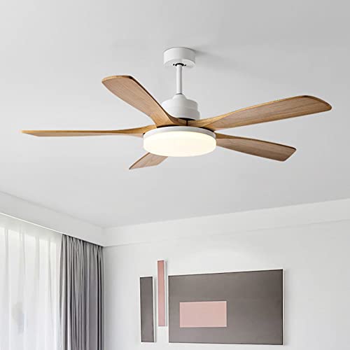 Ventilateur de plafond avec éclairage LED et télécommande à 3 vitesses - 5