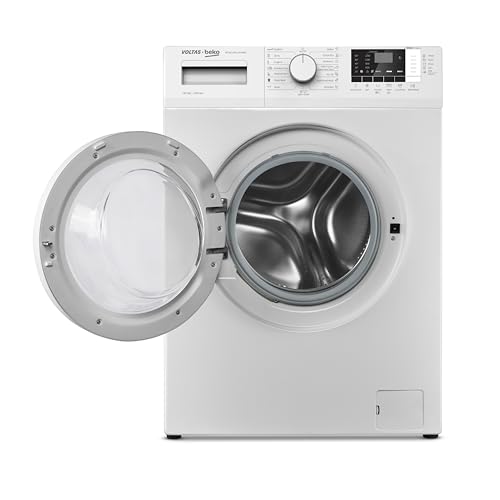 Image of Voltas Beko, A Tata Product 6.5 KG 5 Star Fully Automatic Front Load Washing Machine with Hygiene wash (WFL6512B7COUBAA /WWV, White)