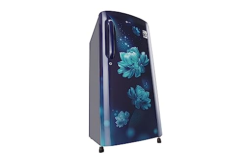 Image of LG 190L 3 Star Direct-Cool Single Door Refrigerator (GL-B201ABCD, Blue Charm, Fast Ice Making)