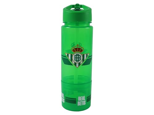 CYPBRANDS- Betis, Botella, Botella de Agua, Bidón, Cantimplora, Color Verde, Producto Oficial
