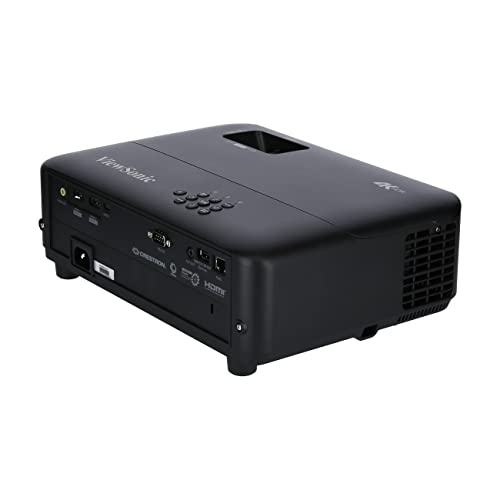 ViewSonic PX728-4K UHD Heimkino DLP Beamer (4K, 2.000 ANSI Lumen, Rec. 709, 2x HDMI, USB, USB-C, 10 Watt Lautsprecher, 1.3x optischer Zoom, HDR, HLG, Auto Keystone, LAN Steuerung) Schwarz – Bild 5