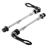 CNC Mountain Bike Quick Release Skewer Front & Rear Wheel Axle forMTB Wheel Hub.Black