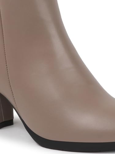 Image of ELLE Women's Stylish Ankle Boots with Block Heel