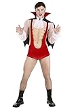Fun Costumes Sexy Vampire Singlet Men's Costume | X-Large