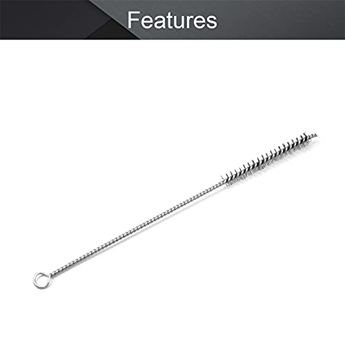 Image of Utoolmart Steel Wire Cleaning Brush, Spiral Power Tube Cleaning Tool, Bottle Brush, 0.5-inch Diameter 12-inch Length, 10pcs