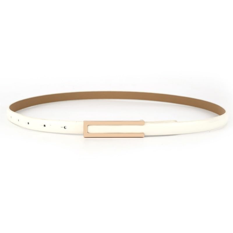 Belt Women's Genuine Leather Retro Thin Belt with Skirt Decorative Waist Belt