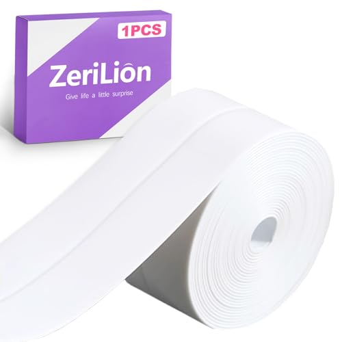 ZeriLion White Waterproof Caulk Tape,Self Adhesive...