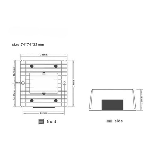 Convertisseur abaisseur DC 12V 24V vers 5V 10A transformateur abaisseur de tension