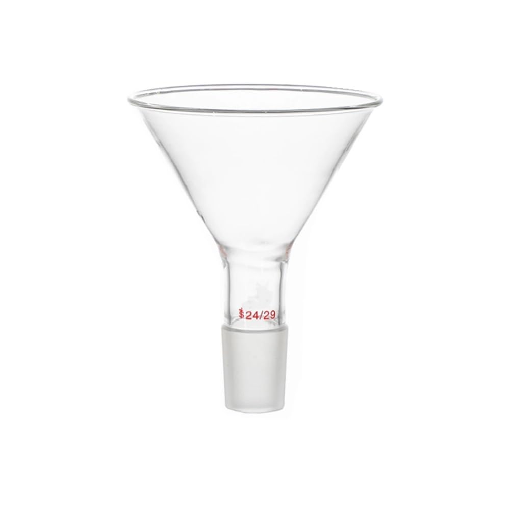 Imbuto for polveri in vetro 24/29 da 90 mm, 100 ml, for laboratorio chimico Attrezzature da laboratorio
